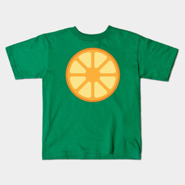 Kawaii Orange Kids T-Shirt by Sasyall